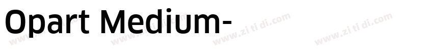 Opart Medium字体转换 Opart Medium字体转换